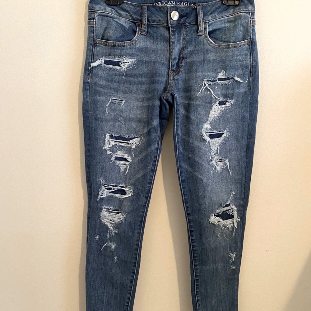American Eagle Dark Wash Skinny Jeans